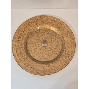 Set of 5 Vintage Pier 1 Exclusive Hand Painted Animal Print Dinner Plates 13"